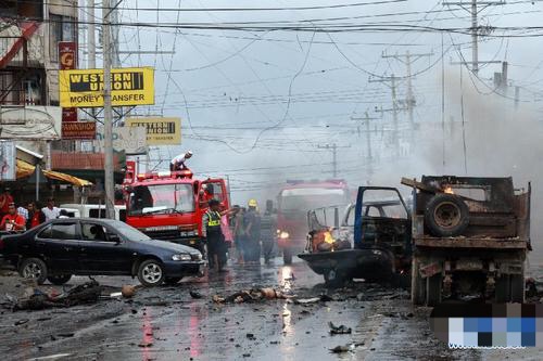 菲律宾南部发生连环爆炸：已致9死16伤