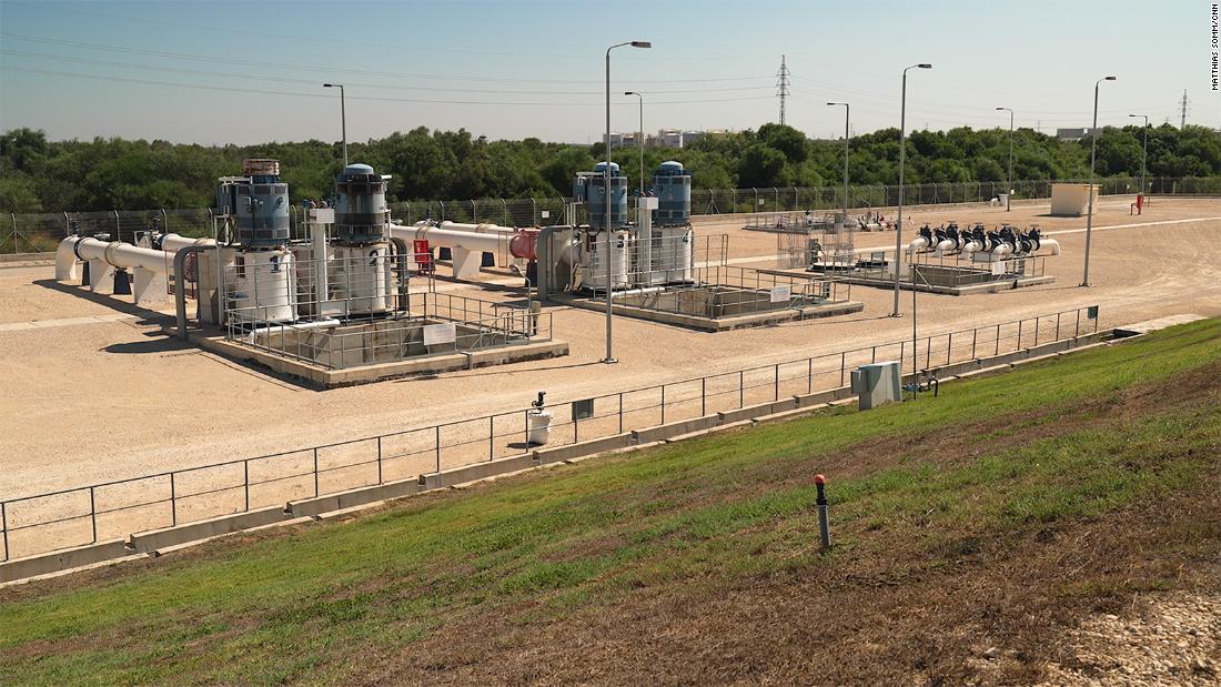 Part of the Ashdod desalination plant, which will turn seawater into &quot;sweet&quot; water. 